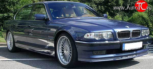 4 399 р. Накладка Alpine на передний бампер BMW 7 серия E38 дорестайлинг, седан (1994-1998)  с доставкой в г. Краснодар