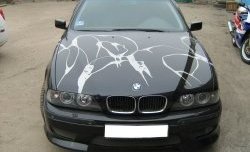 5 199 р. Юбка переднего бампера Devil Style BMW 5 серия E39 седан дорестайлинг (1995-2000)  с доставкой в г. Краснодар. Увеличить фотографию 4