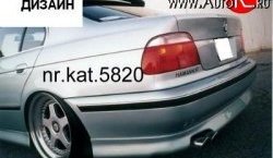 4 399 р. Накладка заднего бампера Driver BMW 5 серия E39 седан рестайлинг (2000-2003)  с доставкой в г. Краснодар. Увеличить фотографию 2