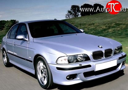 8 149 р. Передний бампер M-Technic BMW 5 серия E39 седан дорестайлинг (1995-2000) (Без сетки, Неокрашенный)  с доставкой в г. Краснодар