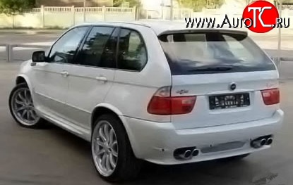 19 649 р. Задний бампер HARGE BMW X5 E53 дорестайлинг (1999-2003) (Неокрашенный)  с доставкой в г. Краснодар