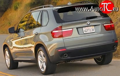 5 949 р. Задний бампер Standart BMW X5 E70 дорестайлинг (2006-2010) (Неокрашенный)  с доставкой в г. Краснодар