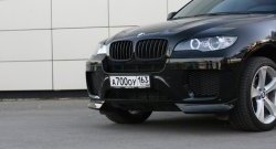 4 749 р. Накладки Global-Tuning на передний бампер автомобиля  BMW X6  E71 (2008-2014) дорестайлинг, рестайлинг (Неокрашенная)  с доставкой в г. Краснодар. Увеличить фотографию 9