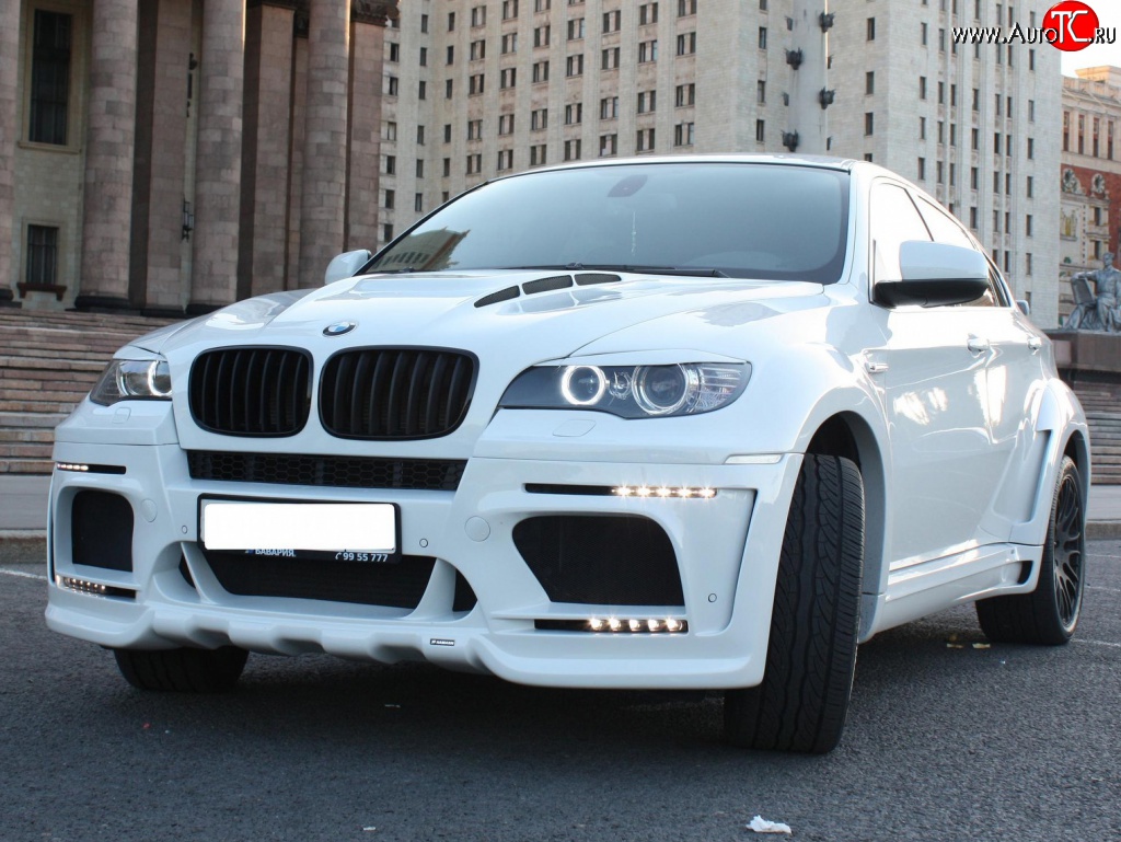 1 449 р. Реснички Hamann Tycoon Evo M  BMW X6  E71 (2008-2014) дорестайлинг, рестайлинг  с доставкой в г. Краснодар