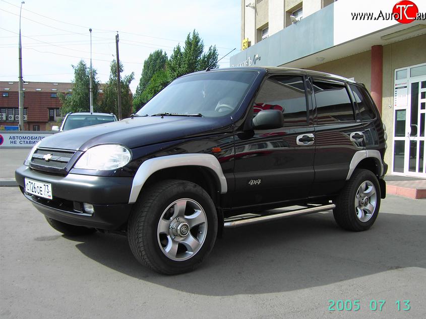 3 299 р. Арки крыльев Аскет  Chevrolet Niva  2123 (2002-2008), Лада 2123 (Нива Шевроле) (2002-2008) (Неокрашенные)  с доставкой в г. Краснодар