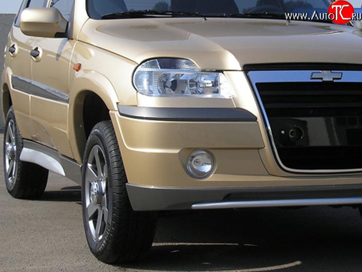 1 749 р. Противотуманные фары Атака Chevrolet Niva 2123 дорестайлинг (2002-2008)  с доставкой в г. Краснодар