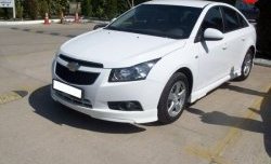 3 899 р. Пороги накладки Sport Style Chevrolet Cruze J300 седан рестайлинг (2012-2015) (Неокрашенные)  с доставкой в г. Краснодар. Увеличить фотографию 3