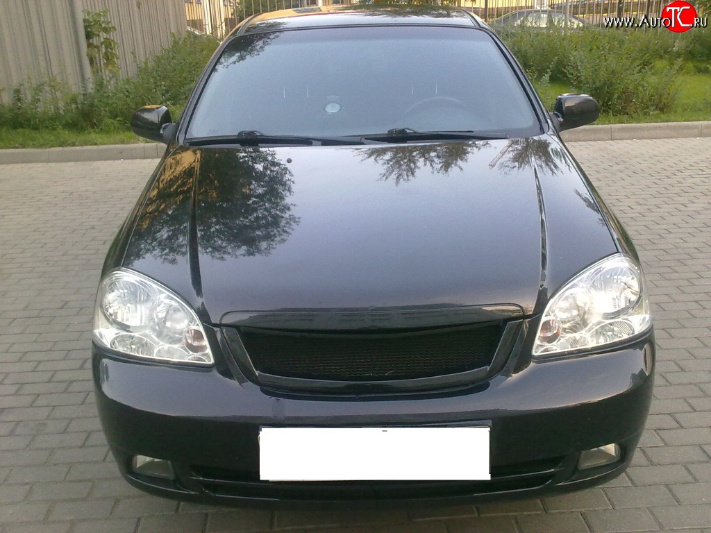 2 699 р. Решётка радиатора CTS Chevrolet Lacetti седан (2002-2013) (Неокрашенная)  с доставкой в г. Краснодар