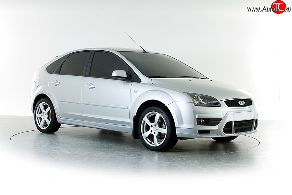 2 899 р. Накладка переднего бампера Sport Style Ford Focus 2 универсал дорестайлинг (2004-2008) (Неокрашенная)  с доставкой в г. Краснодар