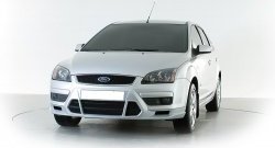 2 899 р. Накладка переднего бампера Sport Style Ford Focus 2 универсал дорестайлинг (2004-2008) (Неокрашенная)  с доставкой в г. Краснодар. Увеличить фотографию 2