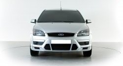 2 899 р. Накладка переднего бампера Sport Style Ford Focus 2 универсал дорестайлинг (2004-2008) (Неокрашенная)  с доставкой в г. Краснодар. Увеличить фотографию 3