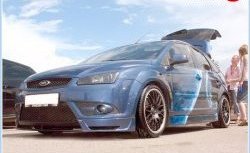 Накладка переднего стайлингового (кабри) бампера Sport Ford Focus 2  седан дорестайлинг (2004-2008)