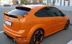 5 499 р. Нижний спойлер крышки багажника Sport Ford Focus 2 хэтчбэк 3 дв. дорестайлинг (2004-2007) (Неокрашенный)  с доставкой в г. Краснодар. Увеличить фотографию 2