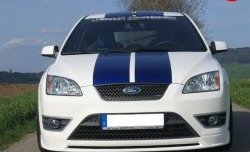 4 999 р. Накладка переднего бампера ST Sport Ford Focus 2 хэтчбэк 3 дв. дорестайлинг (2004-2007) (Неокрашенная)  с доставкой в г. Краснодар. Увеличить фотографию 7