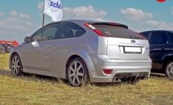 Юбка-диффузор заднего бампера Sport Ford (Форд) Focus (Фокус)  2 (2004-2008) 2 хэтчбэк 3 дв. дорестайлинг, хэтчбэк 5 дв. дорестайлинг