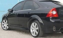 4 649 р. Пороги накладки ICС Ford Focus 2  седан дорестайлинг (2004-2008) (Неокрашенные)  с доставкой в г. Краснодар. Увеличить фотографию 5