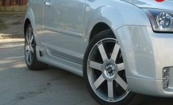 5 849 р. Пороги накладки MaxS  Ford Focus  2 (2004-2011) хэтчбэк 3 дв. дорестайлинг, хэтчбэк 3 дв. рестайлинг (Неокрашенные)  с доставкой в г. Краснодар. Увеличить фотографию 3