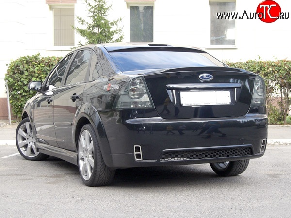 14 299 р. Задний бампер Concept  Ford Focus  2 (2004-2011)  седан дорестайлинг, седан рестайлинг (Неокрашенный)  с доставкой в г. Краснодар