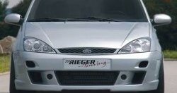 8 899 р. Передний бампер Rieger Ford Focus 1 универсал рестайлинг (2001-2005)  с доставкой в г. Краснодар. Увеличить фотографию 2