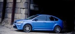 6 999 р. Пороги накладки ST  Ford Focus  2 (2004-2011)  седан дорестайлинг, хэтчбэк 5 дв. дорестайлинг, седан рестайлинг, хэтчбэк 5 дв. рестайлинг (Неокрашенные)  с доставкой в г. Краснодар. Увеличить фотографию 2