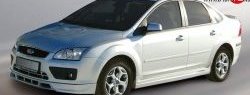 4 999 р. Накладка переднего бампера FT Ford Focus 2 универсал дорестайлинг (2004-2008) (Неокрашенная)  с доставкой в г. Краснодар. Увеличить фотографию 2