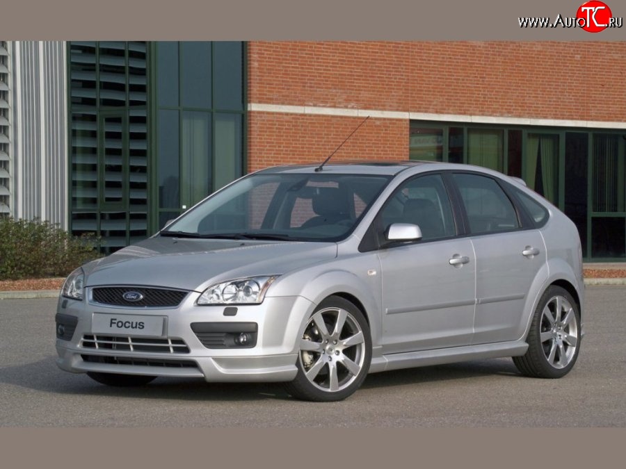 5 749 р. Пороги накладки MS  Ford Focus  2 (2004-2011)  седан дорестайлинг, универсал дорестайлинг, хэтчбэк 5 дв. дорестайлинг, седан рестайлинг, универсал рестайлинг, хэтчбэк 5 дв. рестайлинг (Неокрашенные)  с доставкой в г. Краснодар