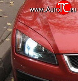 699 р. Реснички Sport-Style Ford Focus 2  седан дорестайлинг (2004-2008) (Неокрашенные)  с доставкой в г. Краснодар