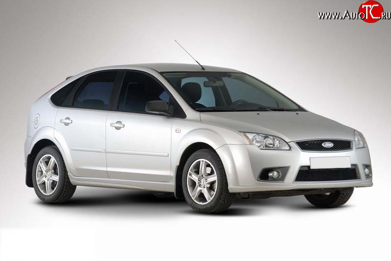 3 649 р. Пороги накладки YTG Ford Focus 2  седан дорестайлинг (2004-2008) (Неокрашенные)  с доставкой в г. Краснодар