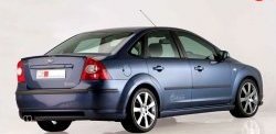 5 699 р. Накладка бампера MS  Ford Focus  2 (2004-2008)  седан дорестайлинг (Неокрашенная)  с доставкой в г. Краснодар. Увеличить фотографию 2