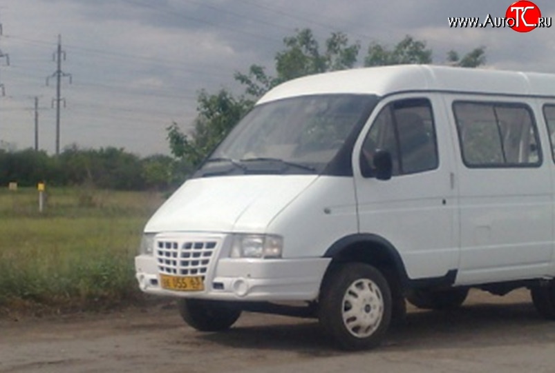 3 099 р. Передний бампер Old-Audi ГАЗ Баргузин 2217 автобус дорестайлинг (1998-2002) (Неокрашенный)  с доставкой в г. Краснодар