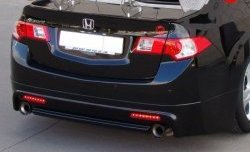 9 399 р. Юбка заднего бампера MUGEN  Honda Accord  CU (2008-2011) седан дорестайлинг (Неокрашенная)  с доставкой в г. Краснодар. Увеличить фотографию 2