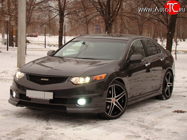 27 799 р. Передний бампер MUGEN  Honda Accord  CU (2008-2011) седан дорестайлинг (Неокрашенный)  с доставкой в г. Краснодар