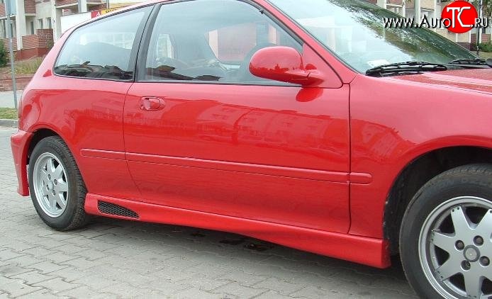 4 699 р. Пороги накладки Style Honda Civic EG седан (1992-1995)  с доставкой в г. Краснодар