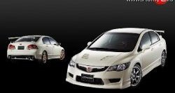 27 999 р. Пластиковый капот Mugen Style  Honda Civic  FD (2005-2011) седан дорестайлинг, седан рестайлинг (Неокрашенный)  с доставкой в г. Краснодар. Увеличить фотографию 4