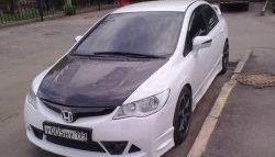 27 999 р. Пластиковый капот Mugen Style  Honda Civic  FD (2005-2011) седан дорестайлинг, седан рестайлинг (Неокрашенный)  с доставкой в г. Краснодар. Увеличить фотографию 7