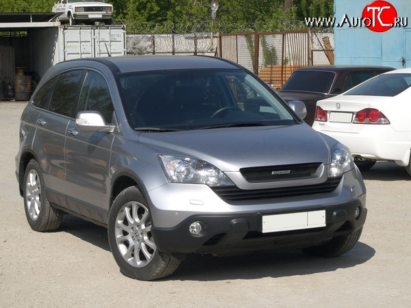 4 699 р. Решётка радиатора Mugen Style  Honda CR-V  RE1,RE2,RE3,RE4,RE5,RE7 (2007-2010) дорестайлинг (Неокрашенная)  с доставкой в г. Краснодар