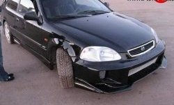 5 049 р. Передний бампер на Honda Civic EJ,EK,EM седан дорестайлинг (1995-1998)  с доставкой в г. Краснодар. Увеличить фотографию 2