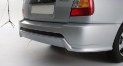 5 099 р. Задний бампер Классик Hyundai Accent седан ТагАЗ (2001-2012) (Неокрашенный)  с доставкой в г. Краснодар. Увеличить фотографию 2