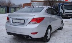 1 799 р. Плавники на крышу Sport Hyundai Solaris RBr седан рестайлинг (2014-2017) (Неокрашенный)  с доставкой в г. Краснодар. Увеличить фотографию 2