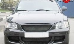 4 699 р. Передний бампер ATH-classic Hyundai Accent седан ТагАЗ (2001-2012) (Неокрашенный)  с доставкой в г. Краснодар. Увеличить фотографию 3