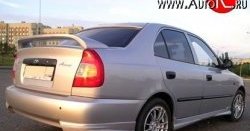 6 549 р. Пороги накладки Street Hyundai Accent седан ТагАЗ (2001-2012) (Неокрашенные)  с доставкой в г. Краснодар. Увеличить фотографию 2