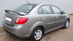 5 999 р. Пороги накладки GT Dynamics KIA Rio 2 JB дорестайлинг седан (2005-2009) (Неокрашенные)  с доставкой в г. Краснодар. Увеличить фотографию 3