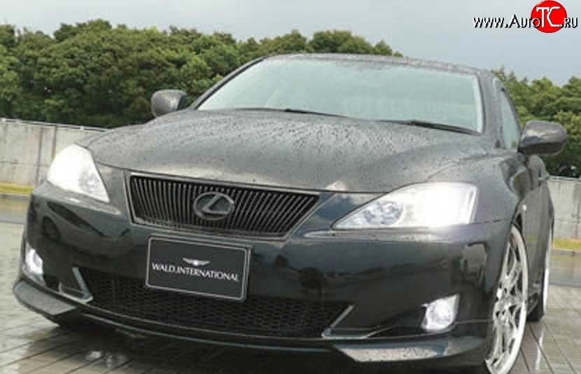 11 399 р. Накладка переднего бампера Wald Lexus IS350 XE20 седан дорестайлинг (2005-2013) (Неокрашенная)  с доставкой в г. Краснодар