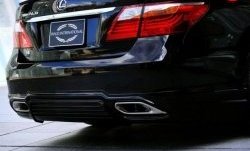 15 699 р. Накладка заднего бампера Wald Lexus LS460 XF40 дорестайлинг (2006-2009) (Неокрашенная)  с доставкой в г. Краснодар. Увеличить фотографию 3