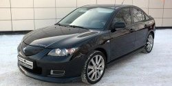 4 599 р. Пороги накладки Global-Tuning Mazda 3/Axela BK дорестайлинг седан (2003-2006) (Неокрашенные)  с доставкой в г. Краснодар. Увеличить фотографию 2