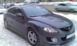 1 149 р. Реснички EX-Style  Mazda 6  GH (2007-2012) дорестайлинг лифтбэк, дорестайлинг седан, дорестайлинг универсал, рестайлинг лифтбэк, рестайлинг седан, рестайлинг универсал (Неокрашенные)  с доставкой в г. Краснодар. Увеличить фотографию 3