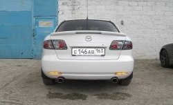 4 899 р. Спойлер GTI со стоп-сигналом Mazda 6 GG седан дорестайлинг (2002-2005) (Неокрашенный)  с доставкой в г. Краснодар. Увеличить фотографию 2