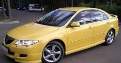 7 349 р. Накладка переднего бампера AERO Mazda 6 GG седан дорестайлинг (2002-2005) (Неокрашенная)  с доставкой в г. Краснодар. Увеличить фотографию 2