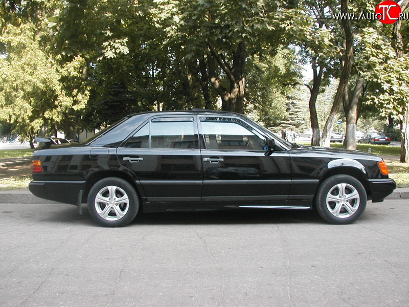 3 199 р. Пороги накладки Classic Mercedes-Benz E-Class W124 седан дорестайлинг (1984-1993)  с доставкой в г. Краснодар