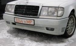 7 239 р. Передний бампер Classic на Mercedes-Benz E-Class W124 седан дорестайлинг (1984-1993)  с доставкой в г. Краснодар. Увеличить фотографию 2